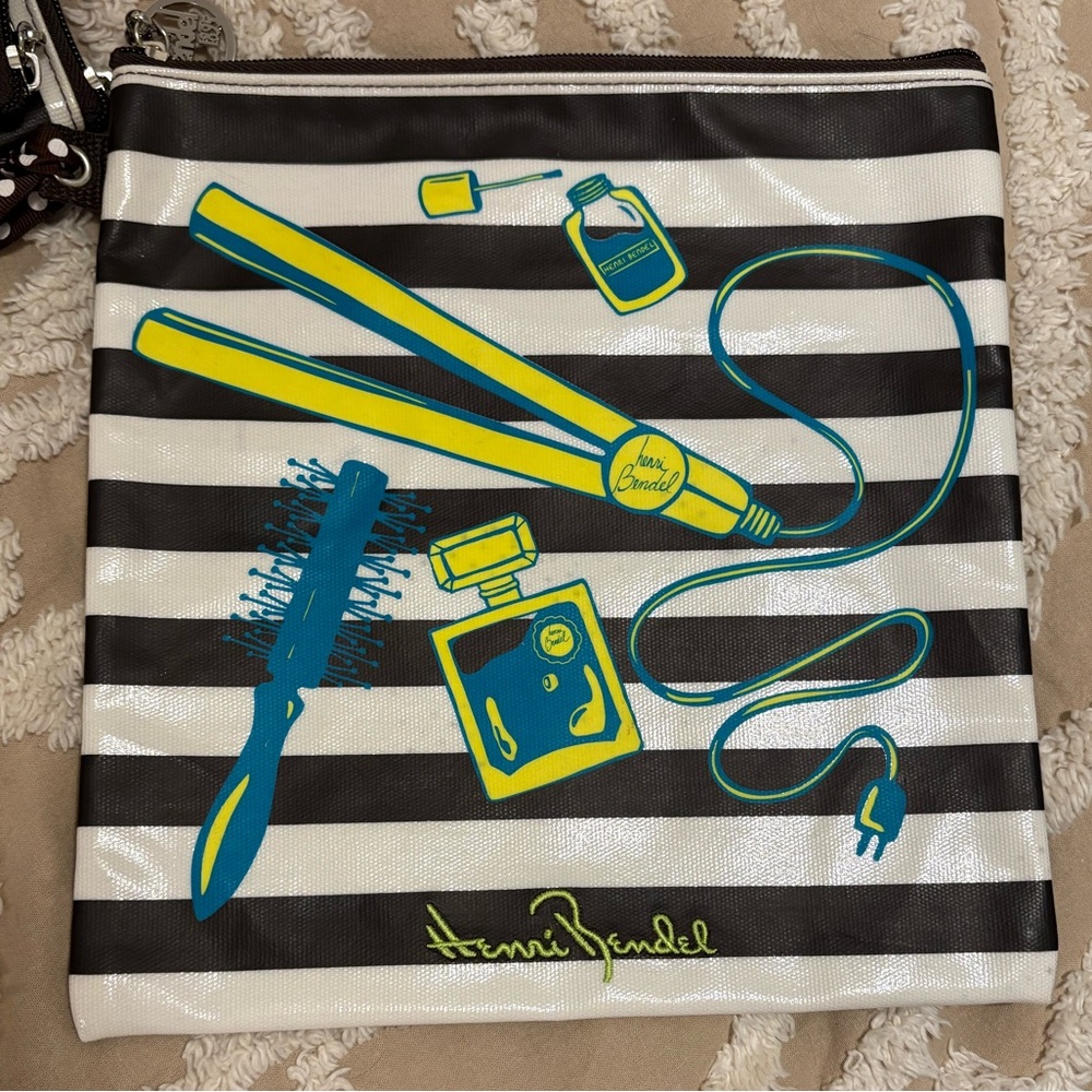 Henri Bendel Trio Neon Art Zip Pouches - Picture 9 of 13